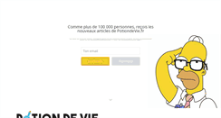 Desktop Screenshot of potiondevie.fr